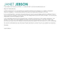 Cover letter examples see perfect cover letter samples that get jobs. Personal Care Cover Letter Examples Myperfectresume