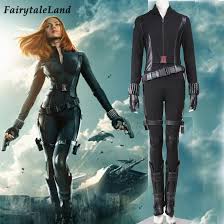 One of shields greatest female spies black widow will be back in action and team up with captain america in the upcoming captain america. Captain America 2 The Winter Soldier Black Widow Cosplay Outfit Natasha Romanoff Costume Jumpsuit Gloves Accessories Custom Made Movie Tv Costumes Aliexpress