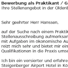 Bewerbung Gastronomiebetriebswirt In Trainee Vorlagen De