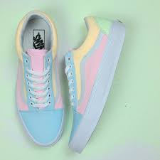 Multi Colored Vans Old Skool Custom Sneakers Trend In 2020 Vans Shoes Women Custom Shoes Diy Custom Vans Shoes