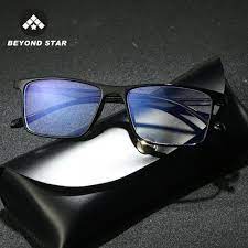 Beyondstar Anti Blue Light Glasses Square Protection Eyeglasses Clear Blue Light Blocking Glasses Computer Eyewear Glasses Mens Glasses