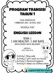 Pertama sekali sebelum aku mula menulis, aku nak maklumkan yang aku menulis seratus peratus berdasarkan pengalaman tengok anak sendiri melalui proses pdpr untuk modul transisi. Tema 1 English Module Program Transisi Tahun 1 Clothing Fashion