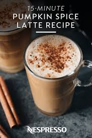Pumpkin Spice Latte Recipe Nespresso Recipes Pumpkin Spice Latte Coffee Recipes