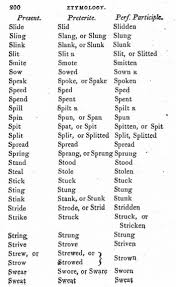 british english irregular verbs
