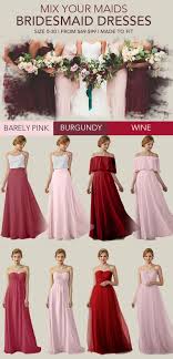 Amazing Chiffon Bridesmaid Dress Braely Pink Burgundy Wine Dress Mix Your Maids On Sale Weddingdress Bridesmaid Bridesmaid Dresses Long Bridesmaid Dresses