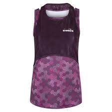 Diadora Women S R Fit Tennis Tank In Plum Perfect And