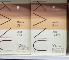 New brand concept on instant coffee bean. Korean Instant Coffee Mix Maxim Kanu Double Shot Latte 10sticks For Sale Online Ebay