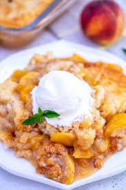Fold in the egg whites. Peach Cobbler From Scratch Sweet And Savory Meals