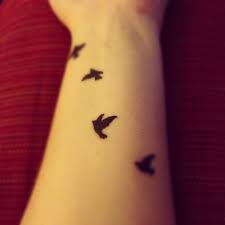 Mega cute seahorse tattoo designs in traditional colors #6. 32 Unique Silhouette Tattoos