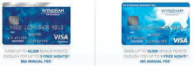 1 points are earned at a rate of 10 points per dollar when paying solely with credit or debit card. Wyndham Rewards Visa Card Offering 45 000 Point Welcome Offer