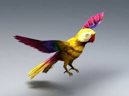 Yellow Parrot 3d Model Parrot 3d Model Low Poly 3d Models