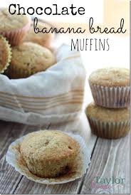 Chocolate Banana Bread With Sour Cream Muffins Page 2 Of 2 The Taylor House Sour Cream Muffins Muffin Recipes Blueberry Chocolate Banana Bread