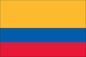 De to øvrige striber udgør hver en fjerdedel af flagets bredde. Colombia Flag Elmers Flag And Banner