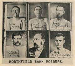 But hollywood is certainly guilty of misrepresentation. Six Members Of The James Younger Gang Members Killed Or Captured In The Disastrous Northfield Minnesota Bank Robbery Of Sept 7 1876 Bill Chadwell And Clell Old West Outlaws Gang Art Old West