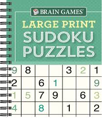 Check spelling or type a new query. Brain Games Large Print Sudoku Puzzles Green Spiral Gramercy Books
