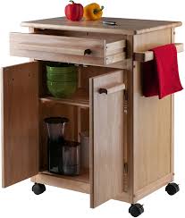 Let us help you bring your kitchen island vision to life. Amazon Com Winsome Wood Single Drawer Kitchen Cabinet Storage Cart Natural Kitchen Islands Carts