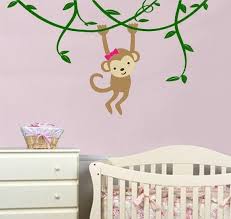 Monkey Room Idea For Painting Vines Vinyl Wall Art Monkey Decal Nursery Decals