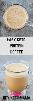 Today i wanted to share a recipe for a keto shake with you guys that is absolutely phenomenal to drink before your workouts — even though it doesn't offer much in the way of protein. Easy Keto Protein Coffee Hey Keto Mama