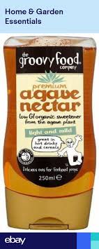 The Groovy Food Company Organic Agave Nectar Mild 250ml 6 Pack Organic Agave Nectar Company Meals Agave Nectar