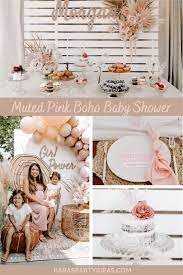 Kara S Party Ideas Muted Pink Boho Baby Shower Kara S Party Ideas