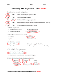 Sustainable coastlines hawaii the ocean is a powerful force. Electricity Quiz Answers Fill Online Printable Fillable Blank Pdffiller