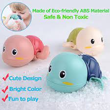 Which kind of toys do you prefer from the list? Baby Bath Toys Wind Up Turtle Bathtub Toys Toy For Babies 6 12 Months Floating Swimming Turtles For Boys Girls Baby Shower Bathtime Fun Pool Toys For Toddlers Gift For 1 2 3 4 Year Old Boys