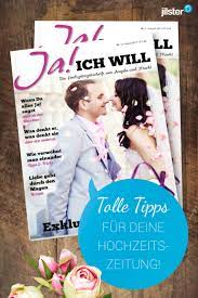 Das wichtigste für die titelseite einer hochzeitszeitung ist ein großes foto, auf dem das brautpaar in verliebter und glücklicher pose zu sehen ist. Tipps Fur Den Inhalt Deiner Hochzeitszeitung Jilster Blog Hochzeitszeitung Geschenk Hochzeit Ideen Fur Die Hochzeit