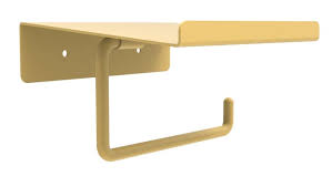 Il apporte une touche de couleur tout en restant assez neutre. Derouleur A Papier Wc Metal Avec Tablette Jaune Leroy Merlin