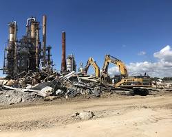 BP Refinery 1984 Demolition.