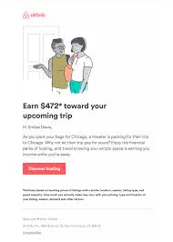 Let Your Home Pay For Your Trip Really Good Emails Email Marketing Template Email Marketing Inspiration Triggered Email