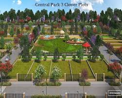 Central Park 3 Clover Plots Plan Your Home And Live An Updated Lifestyle Central Park Park Plots