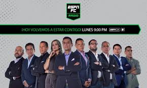 Fundado en 1979 por bill rasmussen junto a su hijo scott rasmussen y ed egan, la cadena televisiva se ha. Joaquim Brasil On Twitter Hoy Vuelve Espn Fc Radio Imperdible Espn2