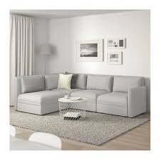 Vallentuna Modular Corner Sofa 3 Seat With Storage Orrsta Light Gray Ikea Living Room Design Small Spaces Modular Corner Sofa Living Room Decor Apartment