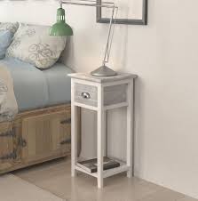 Small Bedside Table Lamp Phone Stand With Storage Drawer Hall Bedroom Furnitur Small White Bedside Table Small Vintage Bedside Table Bedroom Furniture For Sale