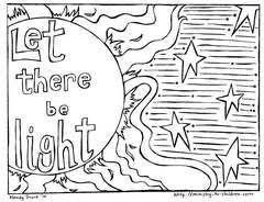 Creation Coloring Pages And Bible Lessons To Make A Flip