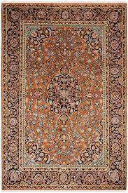 Purchase This Orange Raani Persian Design Rug Online Silk Rug Living Room Silk Area Rugs Rugs