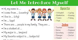 How To Introduce Yourself In English Self Introduction How To Introduce Yourself English Learning Spoken Learn English