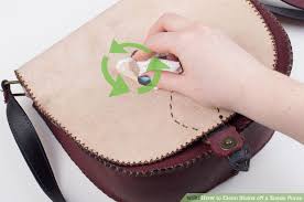 3 Ways To Clean Stains Off A Suede Purse Suede Purse How To Clean Suede Purses