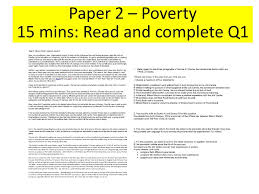 Aqa paper 2 question 5, writing to persuade mr salles. Paper 2 Poverty 15 Mins Read And Complete Q1 Ppt Download