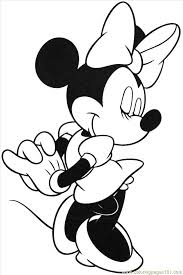 Minnie coloring pages cute disney ba minnie mouse coloring page. Free Printable Minnie Mouse Coloring Pages For Kids
