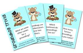 Unlike memorial day, which is the day for honoring those who passed away while serving in the milit. Free Printable Groundhog Trivia Cards Grade Onederful