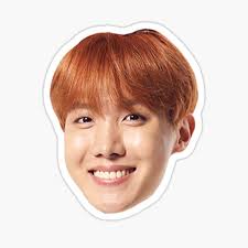 J Hope Head Art Print
