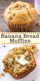 Banana Bread Muffins Recipe Easy Banana Bread Simple Muffin Recipe Banana Recipes