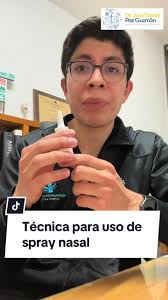 Técnica de uso de spray nasal #sabiasque #sabiasquetiktok #aprendeentiktok  #aprendecontiktok #estudiantedemedicina #estudiaentiktok #fyp #foryourpage  #fypallergic #alergologocdmx #alergologomexico ...