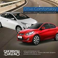 Drive Comfortably With Rental Cars From Car Rental Davao Car Rental Rent A Car Rental