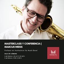 MASTERCLASS Y CONFERENCIA 🎷 Marcus Weiss