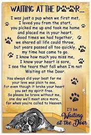 Dog Lover Waiting At The Door Christmas Gift Family Canvas Print V In 2021 Dog Poems Pet Remembrance Pet Loss Grief