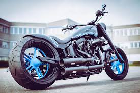 Harley Davidson Blue Vegas Is A 15k Bet On German Custom Bike Building Autoevolution