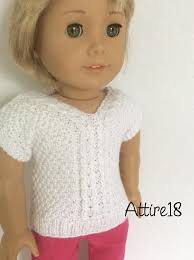 Doll Cable Sweater Knitting Pattern