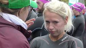 Gail Emms is a English badminton player feeling nervous Swim Serpentine  2018, London